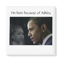 Barack Obama Magnet - Ashley