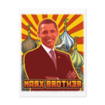 Barack Obama: Marx Brother postcards