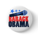 Barack Obama Mic buttons by jamierushad Barack Obama Mic buttons