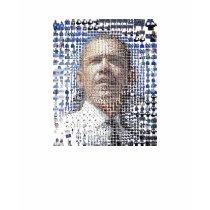 barack-obama-mosaic-portrait t-shirts by ulovit barack-obama-mosaic-portrait t-shirts
