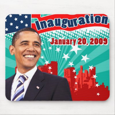 Barack Obama Mouse Pad by OlgaGutzler