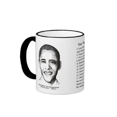 Barack Obama – Mug White/Black Details by judyrey