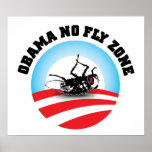 Barack Obama No Fly Zone Posters