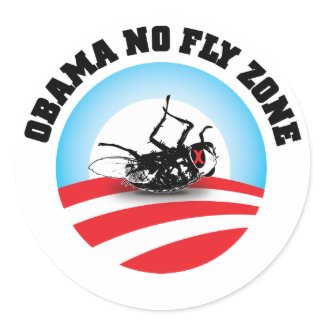 Barack Obama No Fly Zone sticker