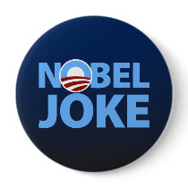 Barack Obama: Nobel Joke buttons