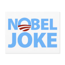 Barack Obama: Nobel Joke postcard