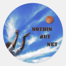 BARACK OBAMA: NOTHIN BUT NET STICKER