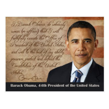 Barack Obama, Oath of Office Post Cards