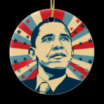 Barack Obama Christmas Tree Ornament