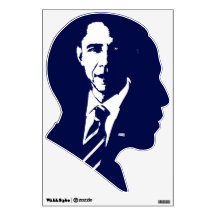 Barack Obama Outline Wall Decal