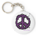 BARACK OBAMA PEACE SIGN KEY CHAINS