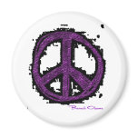 BARACK OBAMA PEACE SIGN FRIDGE MAGNET