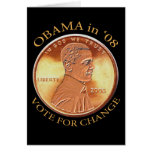 Barack Obama Penny Card