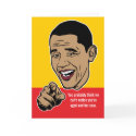 Barack Obama Personalized Card by Libertymaniacs Barack Obama Personalized Card