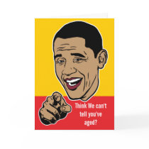 Barack Obama Personalized Card by Libertymaniacs Barack Obama Personalized Card