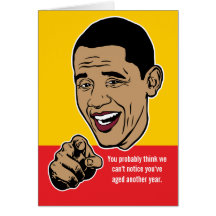 Barack Obama Personalized Card