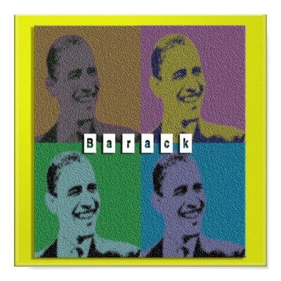 BARACK OBAMA POP ART POSTER by OWL1998