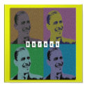 BARACK OBAMA POP ART POSTER posters