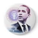 Barack Obama Portrait buttons by tempera70 Barack Obama Portrait buttons