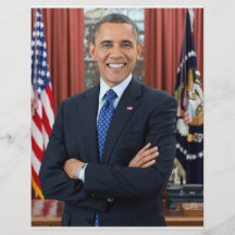 Barack Obama portrait Custom Flyer