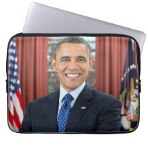 Barack Obama portrait Laptop Computer Sleeves