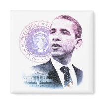 Barack Obama Portrait magnets