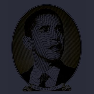 Barack Obama - Portrait of A President Intaglio shirt