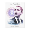 Barack Obama Portrait postcards by tempera70 Barack Obama Portrait postcards