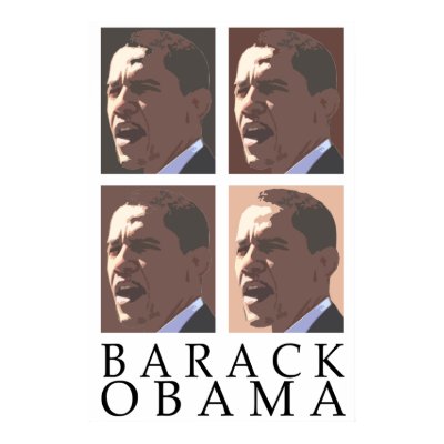 Barack Obama Portrait Poster by irregulargoods