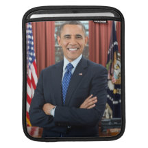 Barack Obama portrait Sleeve For iPads