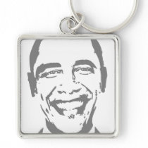 Barack Obama Premium Keychain (Square)
