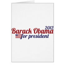 Barack Obama President 2012 Greeting Cards