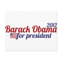 Barack Obama President 2012 Post Card