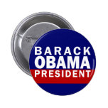 Barack Obama: President! (Pinback Button)