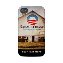 Barack Obama Presidential Campaign Barn Tough Iphone 4 Cover