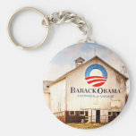 Barack Obama Presidential Campaign Barn Keychains