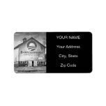 Barack Obama Presidential Campaign Barn Address Label