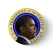 Barack Obama - Presidential Profile Button by inauguration_2009 Barack Obama - Presidential Profile Button