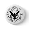 Barack Obama Presidential Seal 2008 Button by strk3 Barack Obama Presidential Seal 2008 Button