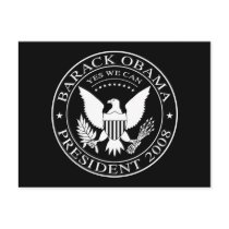 Barack Obama Presidential Seal 2008 Postcard by strk3 Barack Obama Presidential Seal 2008 Postcard