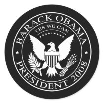 Barack Obama Presidential Seal 2008 Sticker by strk3 Barack Obama Presidential Seal 2008 Sticker
