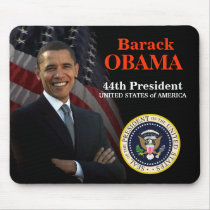 Barack Obama President's Day Mousepad