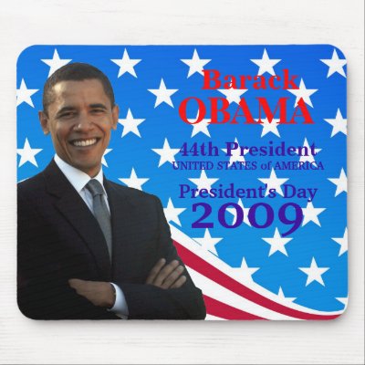 Barack Obama President's Day Mousepad