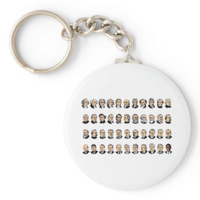 Barack Obama - Presidents Of The United States Keychains by ObamaCentral