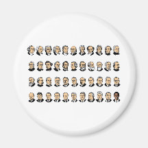 Barack Obama - Presidents Of The United States Fridge Magnets