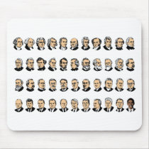 Barack Obama - Presidents Of The United States mousepads by ObamaCentral Barack Obama - Presidents Of The United States mousepads
