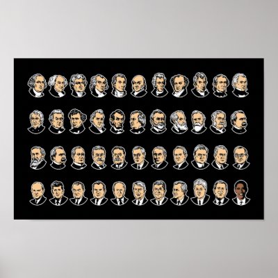 Barack Obama - Presidents Of The United States Poster by ObamaCentral