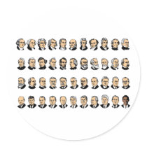 Barack Obama - Presidents Of The United States Sticker