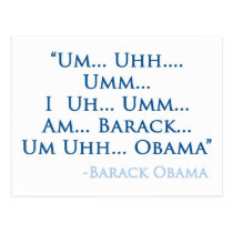 Barack Obama Quote (Postcard) postcards