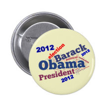 Barack Obama Re-Election Cloud Button
